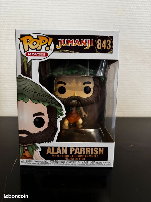 Pop Alan Parrish Jumanji 843 Figurine (image 1)
