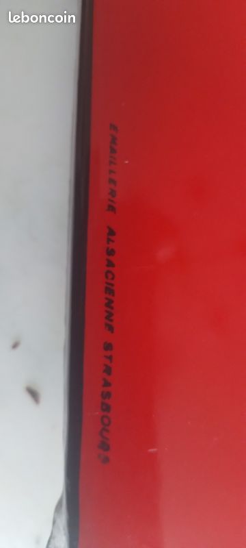 Plaque emaillee E.A S (image 2)