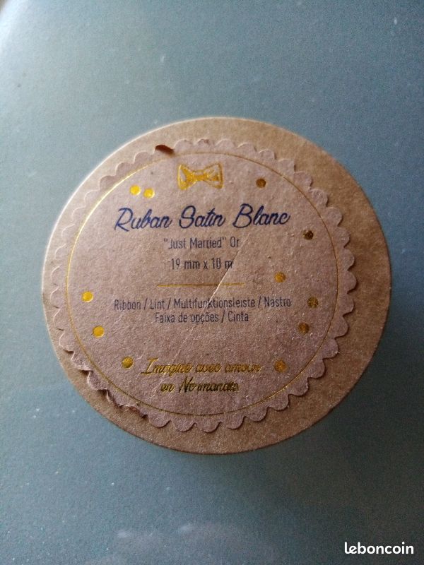 Ruban satin just married (image 1)