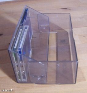 Lot De 2 Rangements Pour Minidisc – Boîtiers Plastique – Occasion