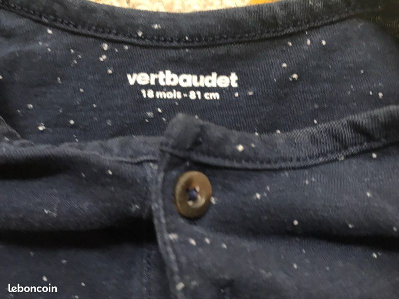 T-shirt ML - vertbaudet - 18 mois (image 3)