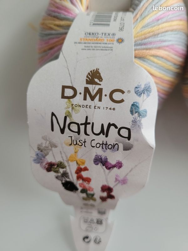 Lot pelotes Natura Just Cotton DMCDMC (image 3)