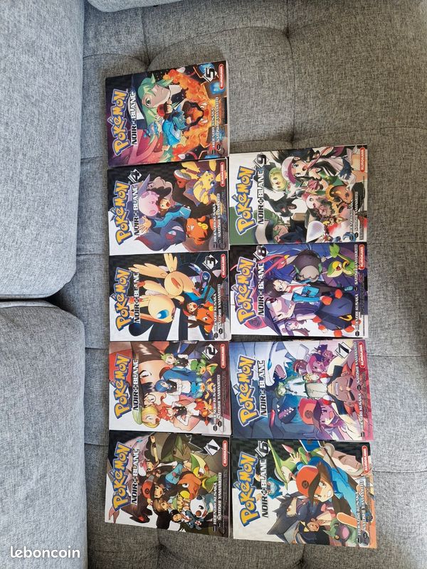 Pokémon Noir et Blanc Tome 1 à 9 – Série complète – Très bon état (image 3)