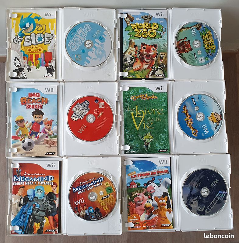 Lot de 10 jeux nintendo wii u - Jeux vidéo