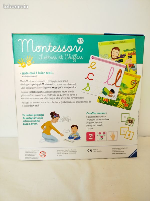 JEU EDUCATIF MONTESSORI - Sons et lecture - Coffret sensoriel multi JEU EDUCATIF MONTESSORI - Sons et lecture - Coffret sensoriel multi