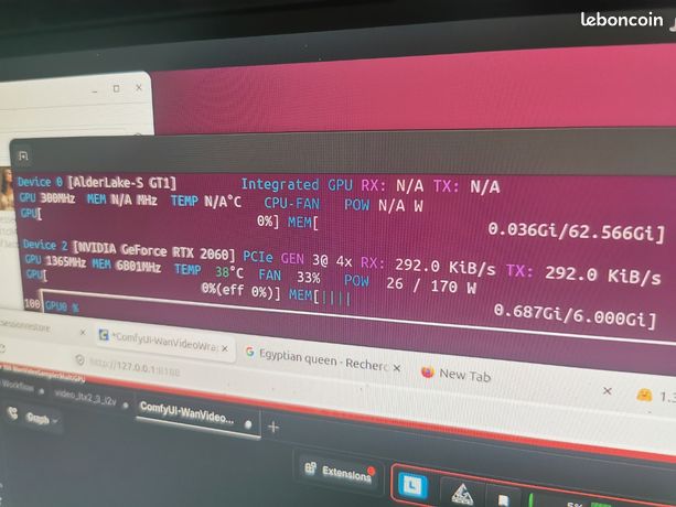 Rtx 2060 6go evga 2