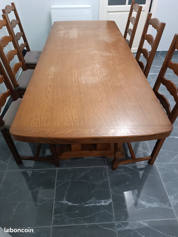 Table rectangulaire en bois Macif (image 5)