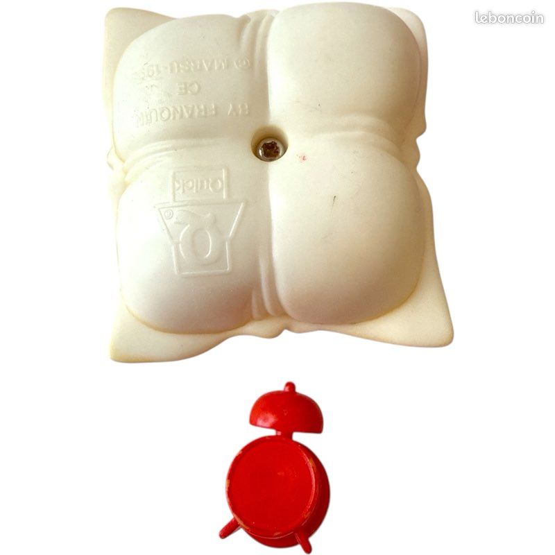 Figurine Gaston Lagaffe Quick - 12cm Avec Oreiller - PVC - Neuf Sous Blister