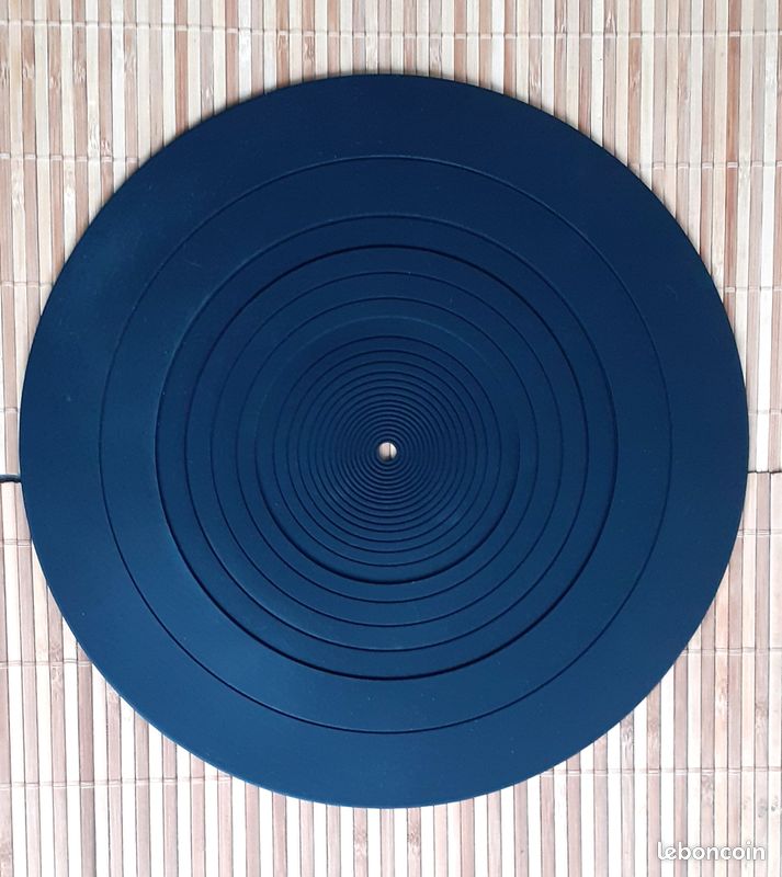 Tapis De Plateau Tournant En Caoutchouc 12 Pouces En Silicone Pour Platine Vinyle Lp Slipmat Uni~p113350576