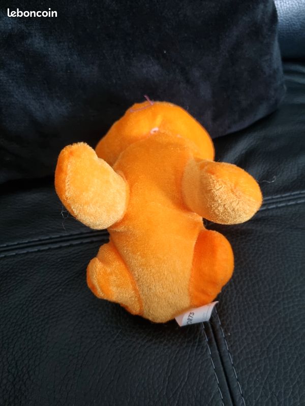 Peluche chat orange (image 3)