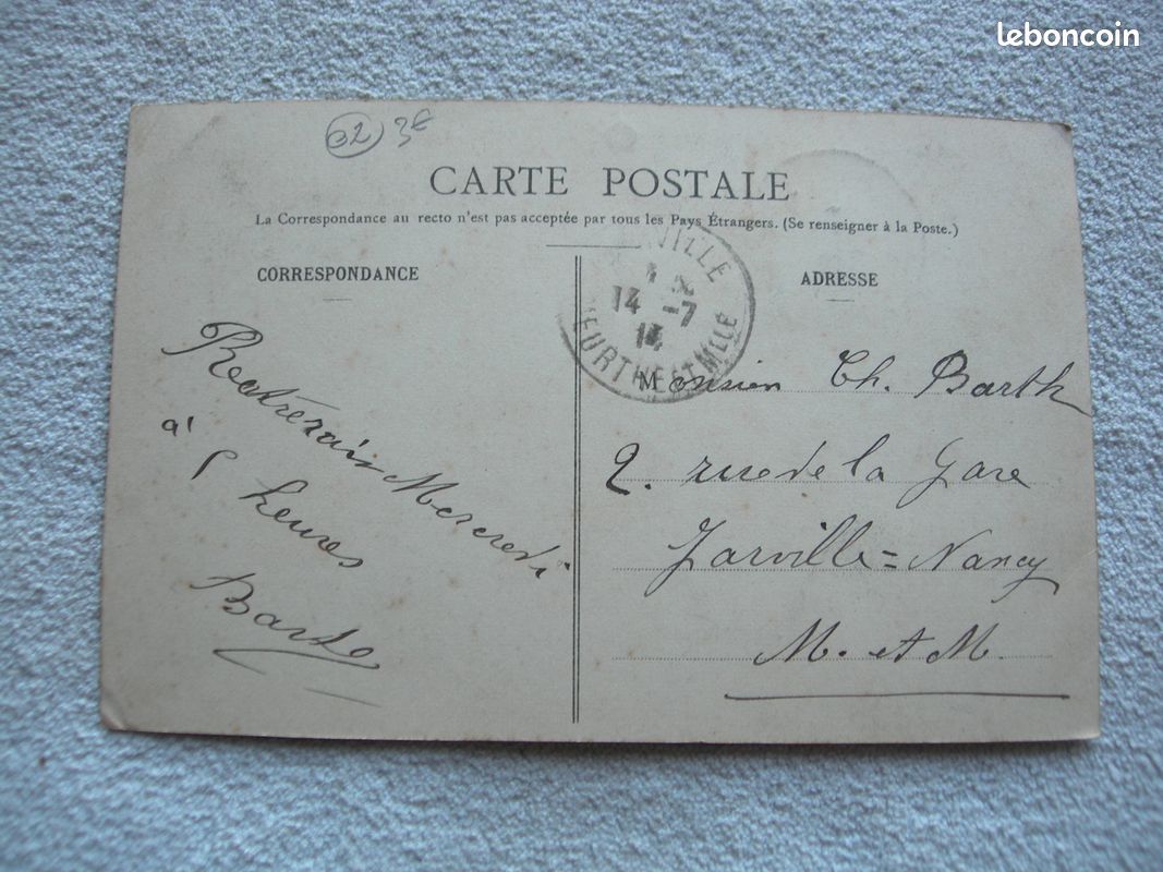 Cpa 1914, Hirson, Aisne, les deux ponts (image 2)