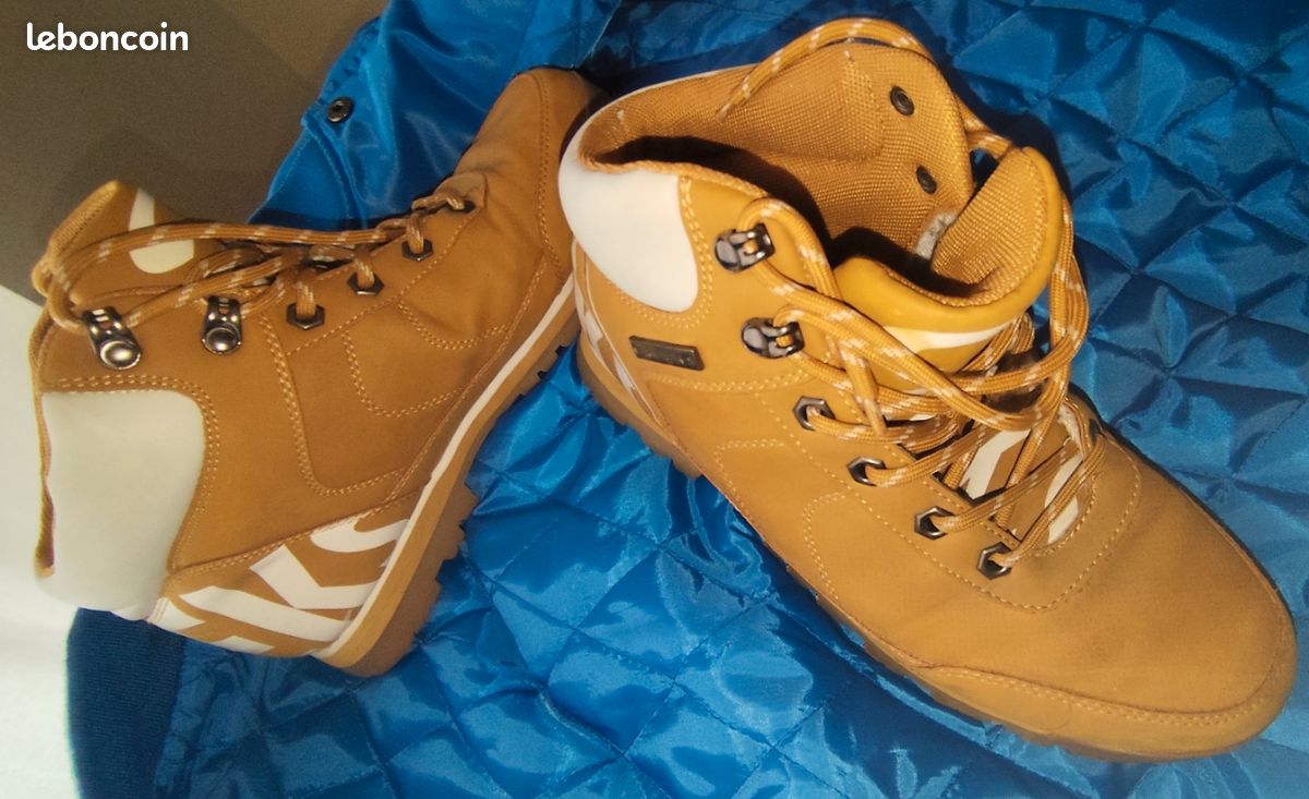 CREEKS Boots à lacet jaune homme Chaussures