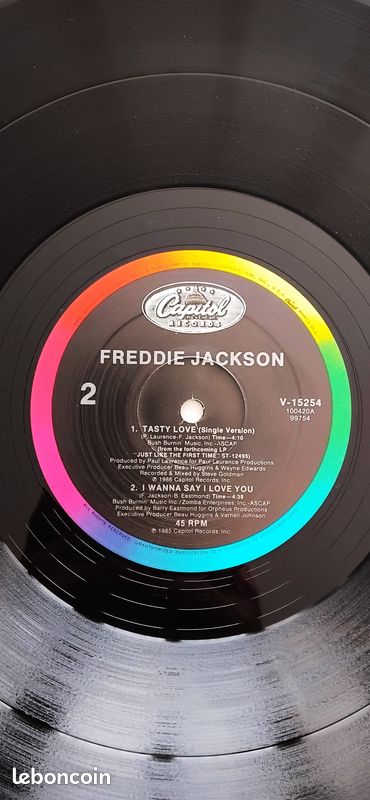 Freddie Jackson - Tasty Love (12") (image 3)