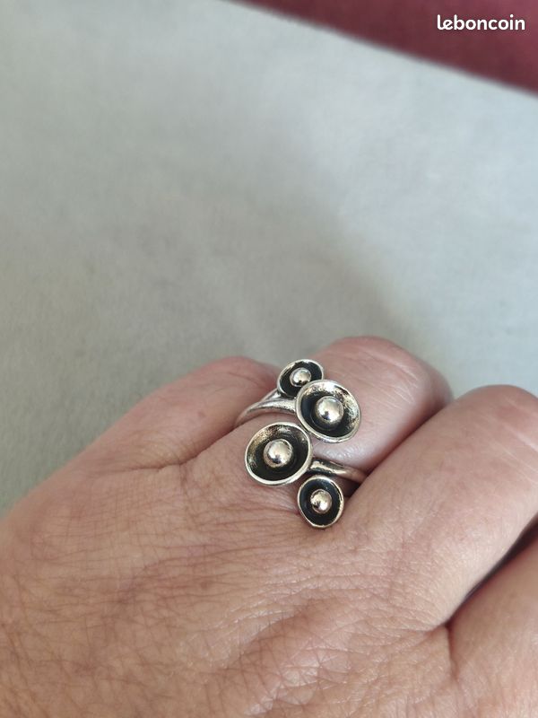 Bague en argent 925 ajustable (image 10)