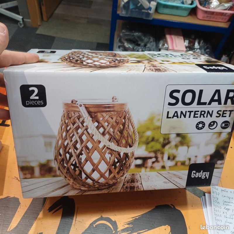 Lanternes par 2 solaire 7049 (image 1)