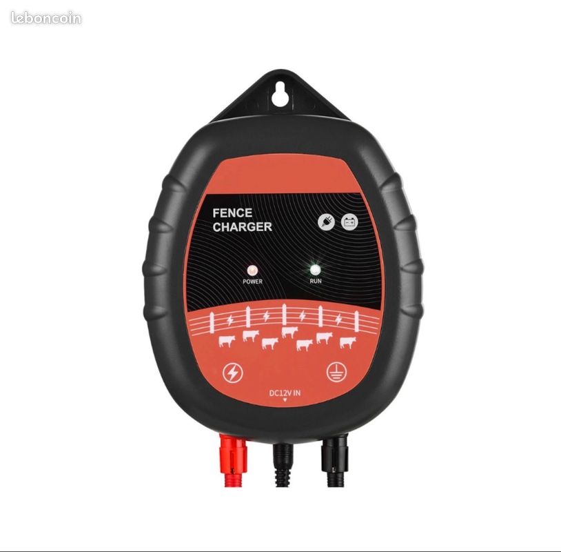 10 KM electrificateur cloture electrique, ELectrificateur De ClôTure Electrique Imperméable ClôTure éLectrique Pour Animaux Pasteur Élevage d' animaux Clôtures électriques pour moutons