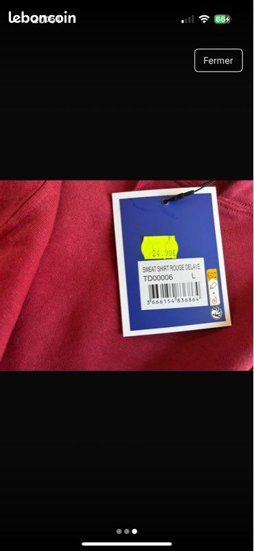 Pull à capuche Ted Lapidus neuf avec étiquette Vêtements