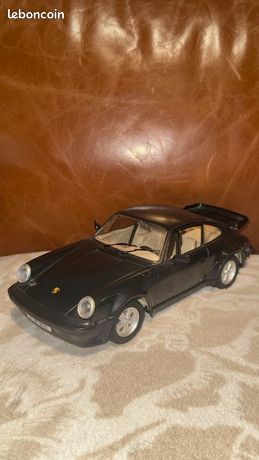 LE908 TONKA POLISTIL Voiture 1/16 1:16 Porsche 911 turbo cabriolet TG 1988 gris