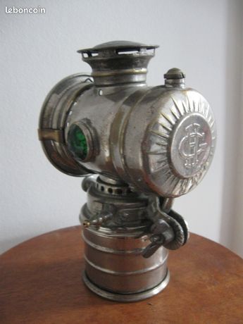 Lampe De Vélo Vintage V&W Chromée - Petite Bosse à Nettoyer - Occasion Fonctionnelle