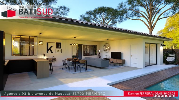 Terrain 400 m² Blanquefort