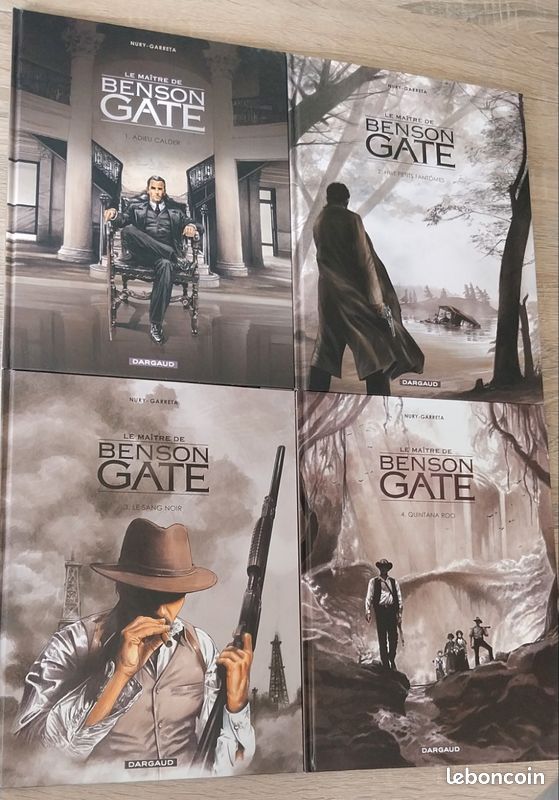 BD Le maître de Benson Gate Lot des 4 tomes de la série par Nury et Garreta (image 1)