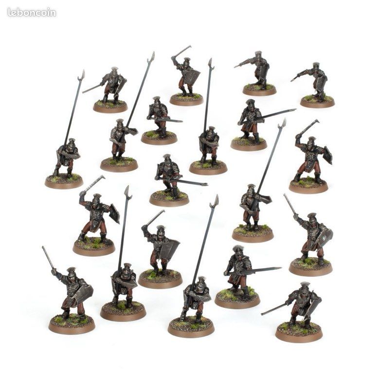 x24 Guerriers Uruk-Haï Plastique Warhammer SdA | P-00NRD