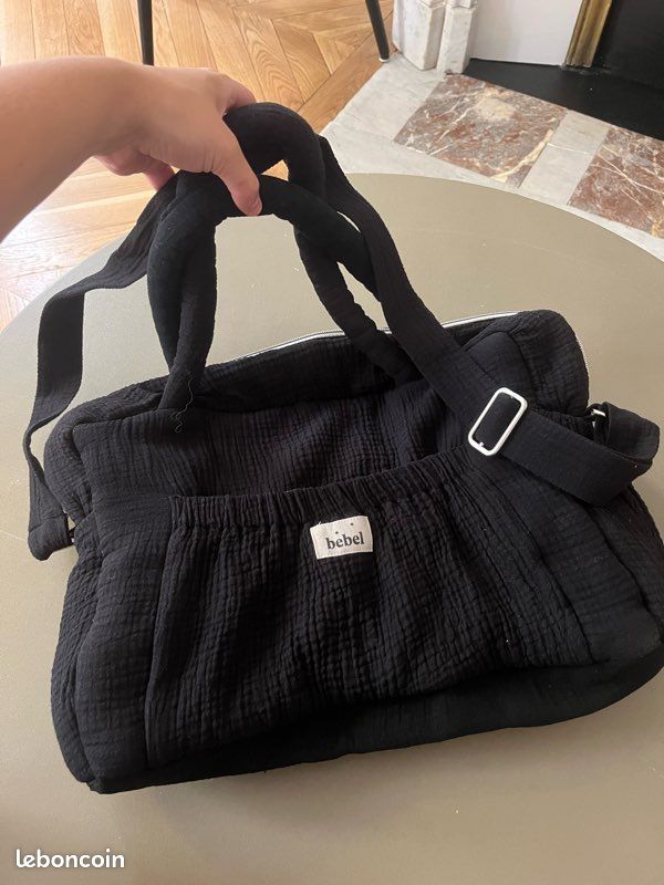 Sac à langer Bebel noir Comme un bonbon Équipement bébé