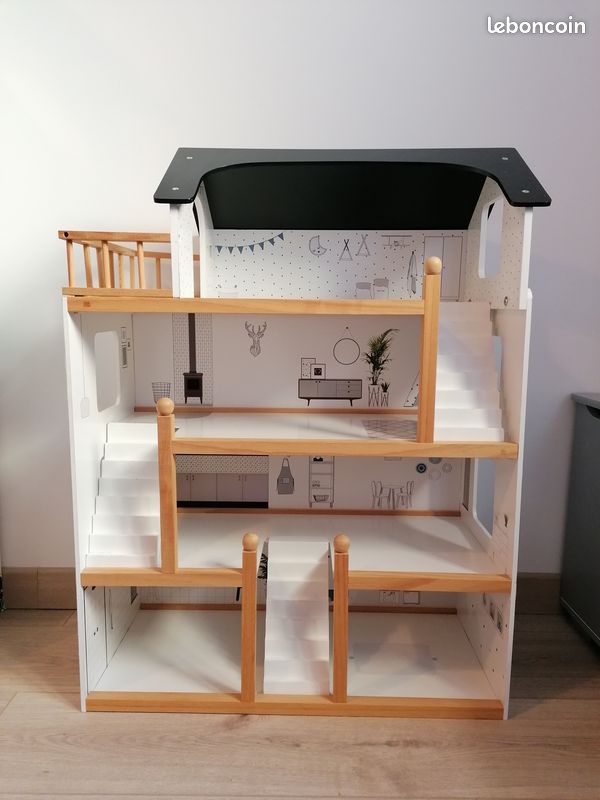 Maison de poupée en bois Petite Amélie Jeux Jouets