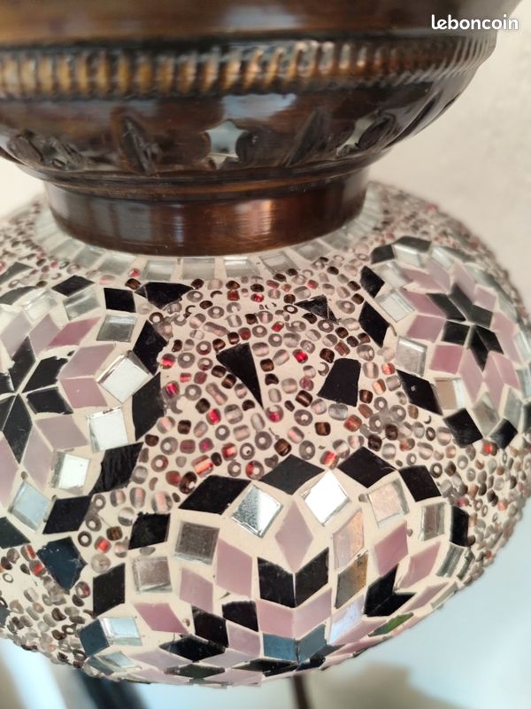 Lampe orientale en mosaïque artisanal (image 4)