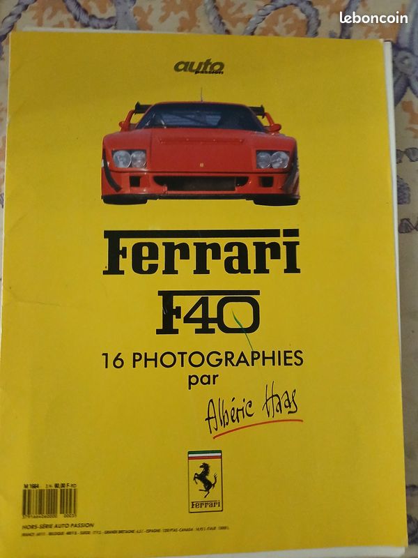 Photographies Ferrari F40 d' Albert Haas (image 1)