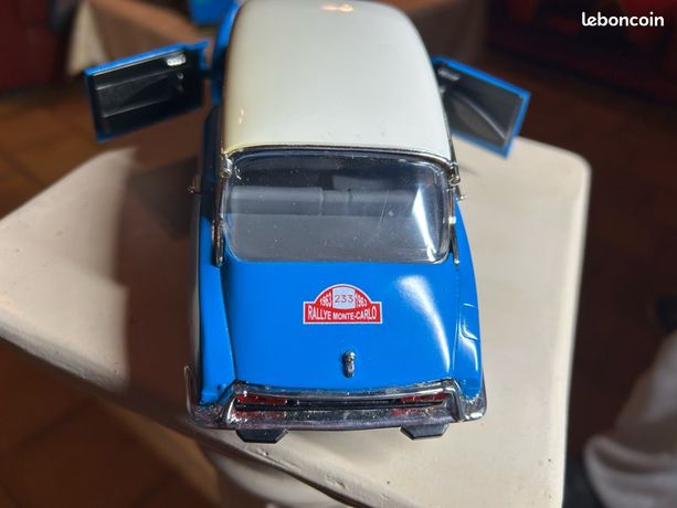 Solido 1/18 – Citroën DS Berline 1963, Rallye Monte-Carlo #233 Bleue