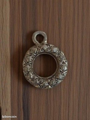 Pendentif Vintage En Métal Années 1950 - Bijouterie Deadstock (neuf Ancien)
