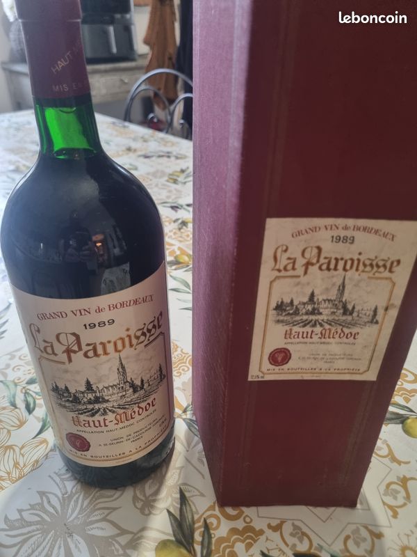 Magnum vin rouge 1989 haut medoc la paroisse (image 1)