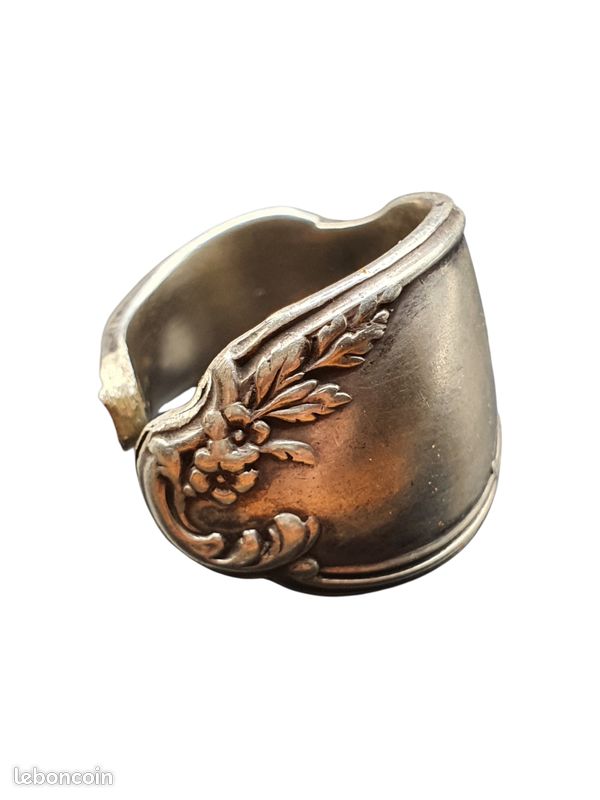 Spoon Rings Argent 950 Millièmes Début XXème (image 1)