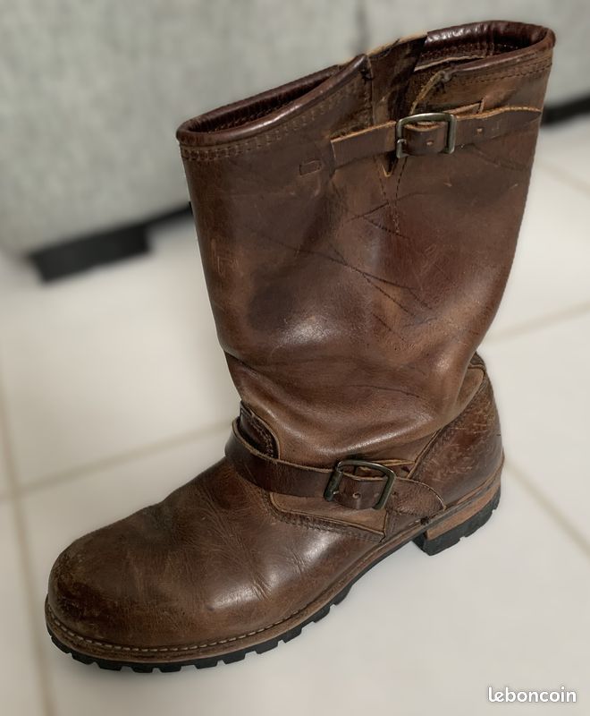 Bottes Moto Carolina Bottes Moto Vintage CAROLINA T44 Équipement Moto