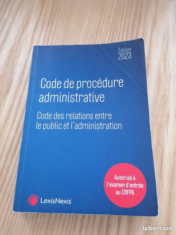 Code de procédure administrative 2023 (non annoté, non commenté) (image 1)
