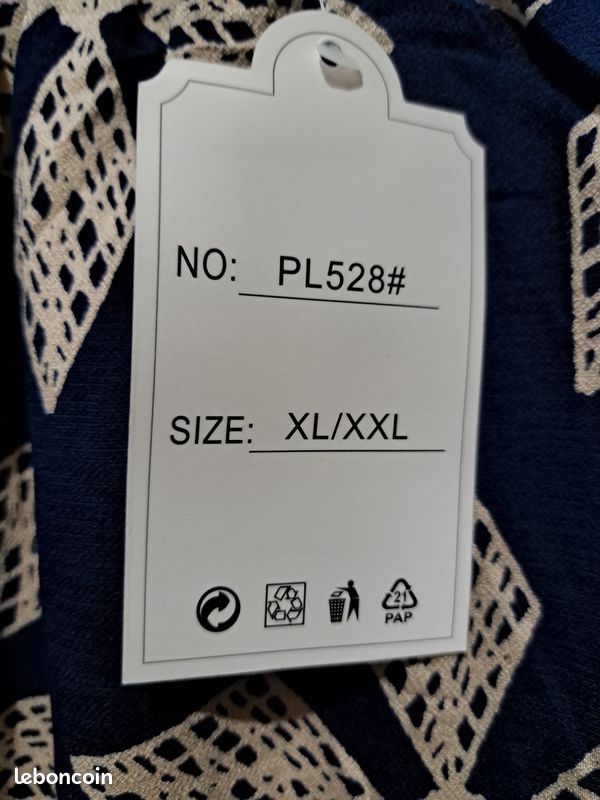 Pantalon large été femme neuf taille XL/XXL (42) marque [URL masquée pour votre sécurité] (image 5)
