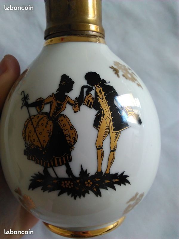 ANCIENNE LAMPE BERGER Art déco Porcelaine de Limoges