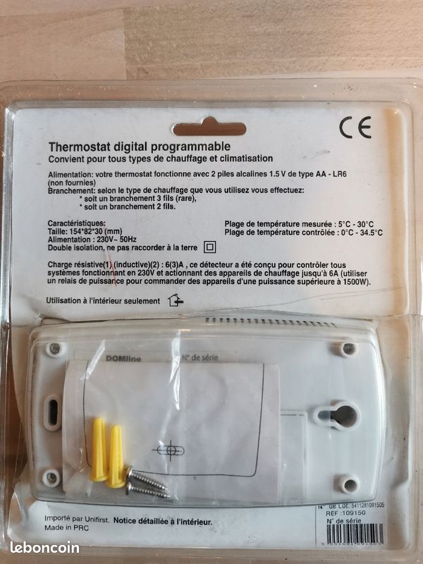 Thermostat programmable (image 2)