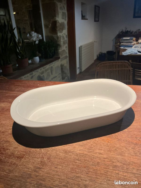Plat à four Porcelaine Pillivuyt Années 1950 (image 1)