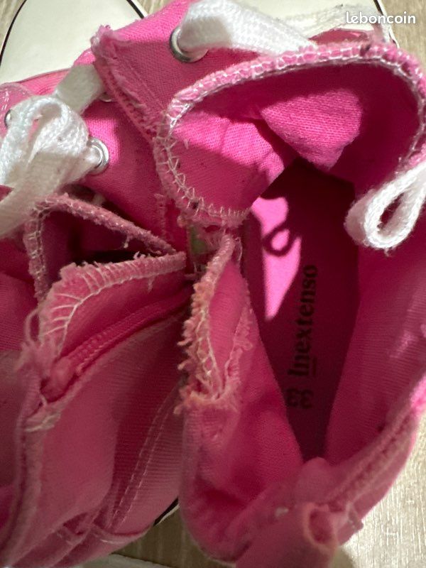 Baskets rose fille (image 4)