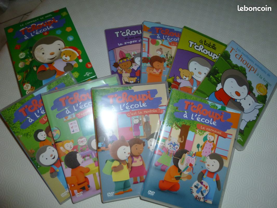 Coffret 8 DVD T'Choupi à l'école et autres (image 3)