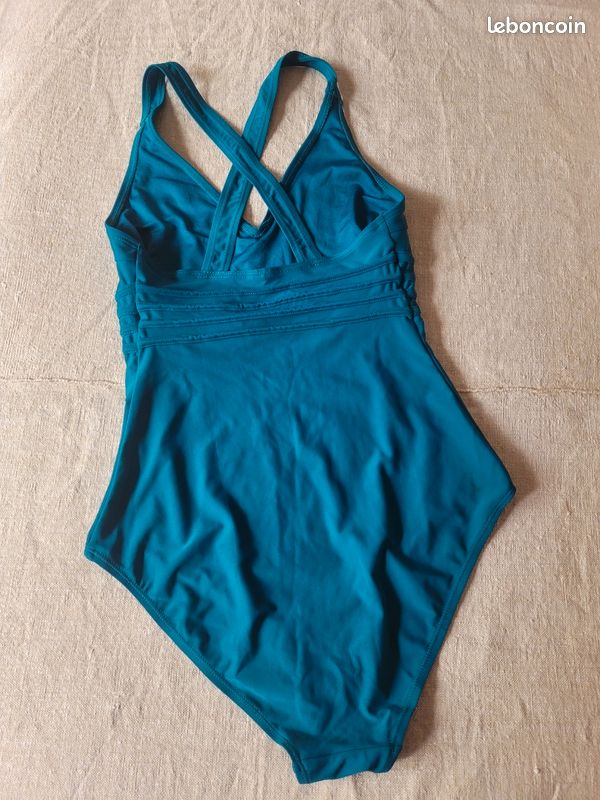Maillot De Bain 1 Pièce Haut Soutien-gorge Emboitant Bleu Aubade Femme - 2122665-bleu00
