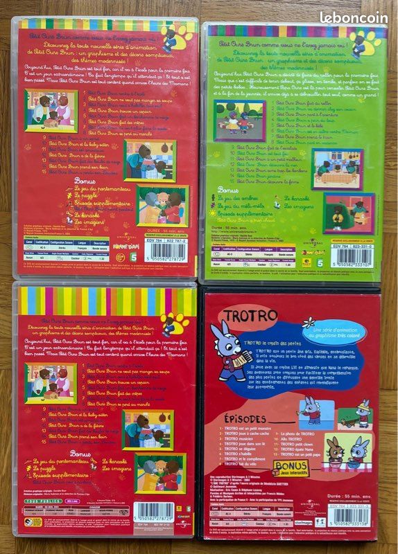 4 DVD Ours Brun et Trotro (image 2)