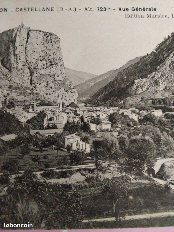 Carte postale ancienne département 04( castellane (image 3)