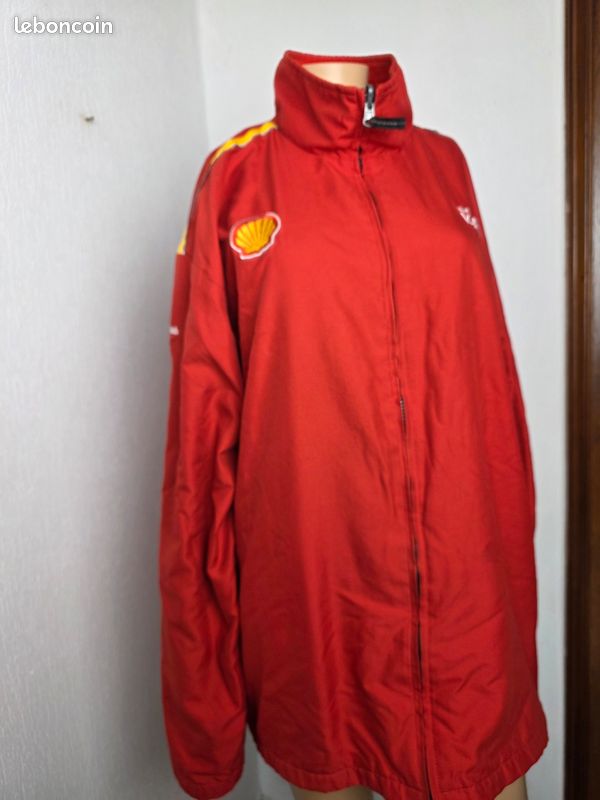 Veste crazy jacket réversible Ferrari Shell collector formule 1 vintage 90's taille XL/XXL (image 8)