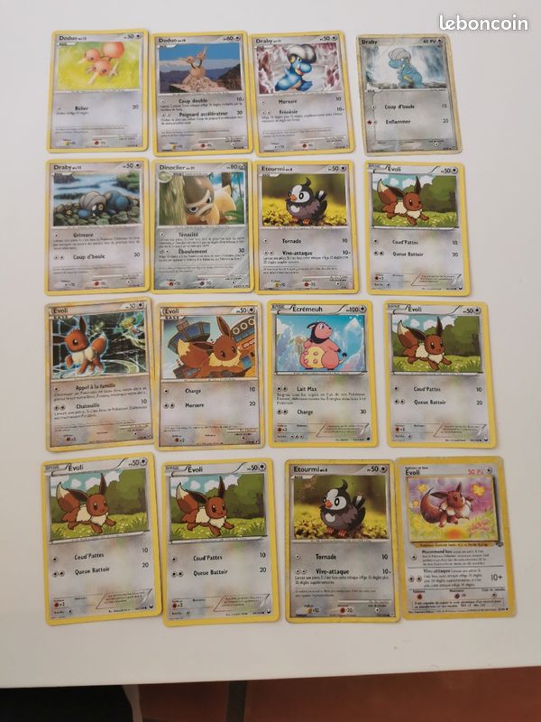 120 Cartes Pokémon grises 1995 à 2014 dont Wizard (réf. T) (image 2)