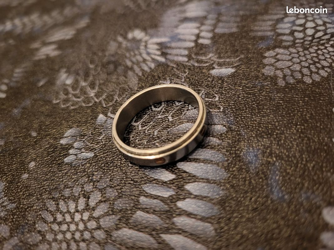 Grosse Bague Acier Bague Anneau Large Argent Homme Grosse Bague