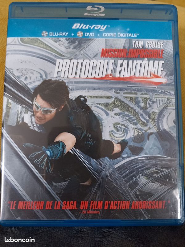 Blu Ray DVD et copie digitale mission impossible protocole fantôme (image 1)
