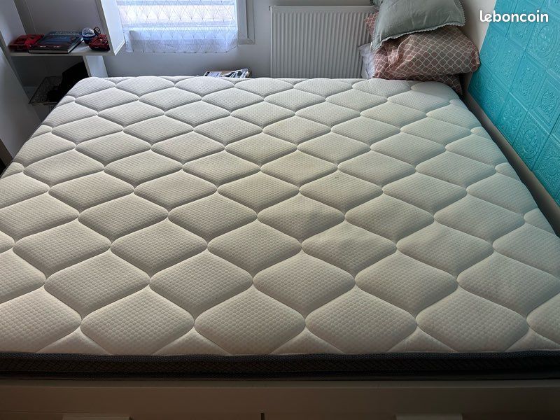 Matelas 160x200 x20 cm ressort ensaché et à mémoire de forme (image 2)